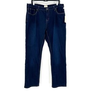Telluride Clothing Co. Size 14 Denim‎ Blue Jeans Flannel Lined Bootcut NWT